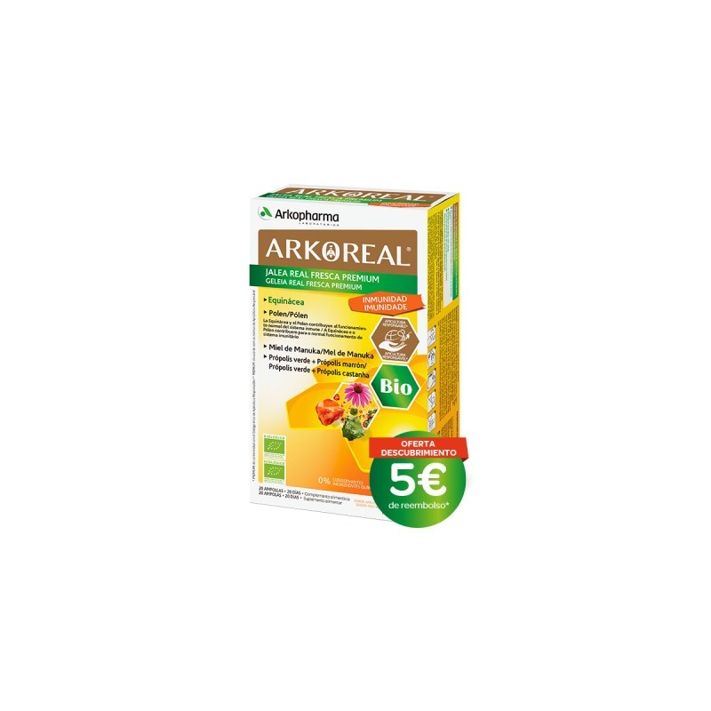 Arkoreal Jalea Real Inmunidad Bio 20 ampollas | Farmacia Tuset