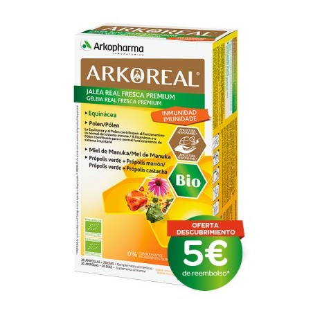 Arkoreal Jalea Real Inmunidad Bio 20 ampollas | Farmacia Tuset