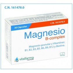 Vitalfarma Magnesio B Complex 30 comprimidos | Farmacia Tuset