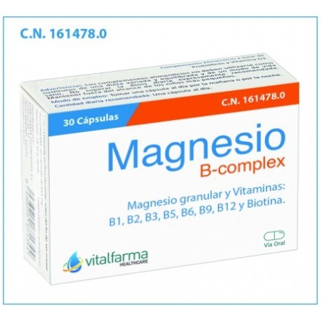 Vitalfarma Magnesio B Complex 30 comprimidos | Farmacia Tuset