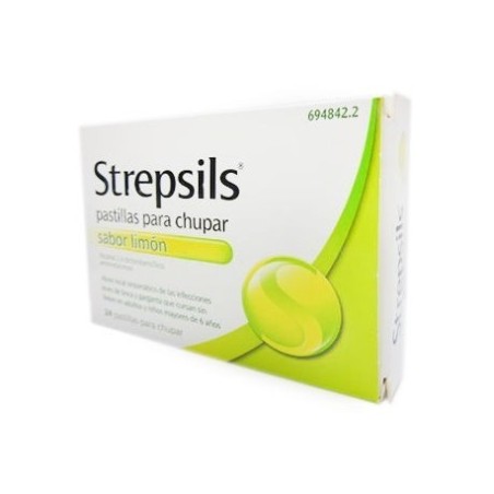 Strepsils comprimidos sabor limón | Farmacia Tuset.