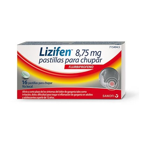 Lizifen pastillas sabor miel y limón.| Farmacia Tuset