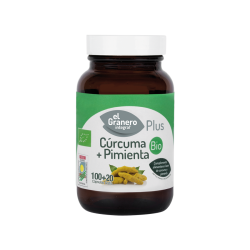 El Granero - Cúrcuma + Pimienta BIO (120 caps) | Farmacia Tuset