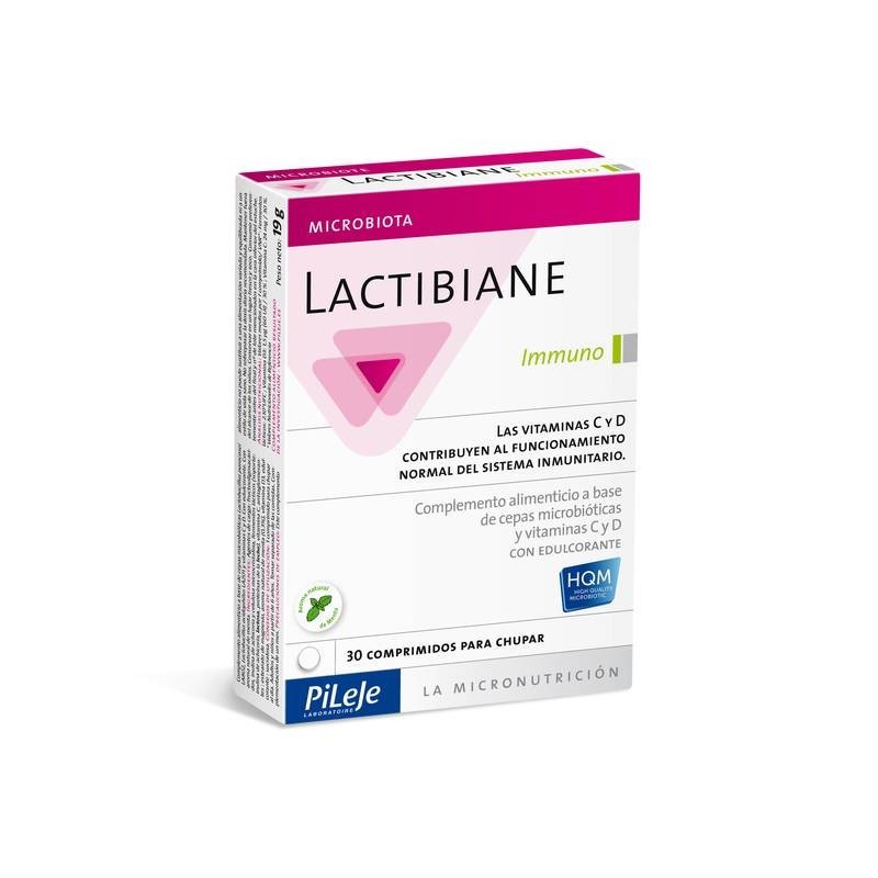 Pileje Lactibiane Immuno 30 comprimidos| Farmacia Tuset