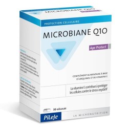 Pileje Microbiane Q10 Age Protect (30 caps) | Farmacia Tuset