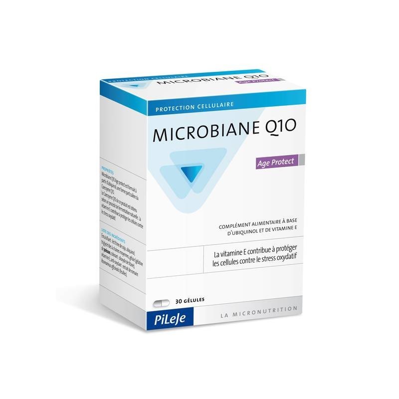 Pileje Microbiane Q10 Age Protect (30 caps) | Farmacia Tuset