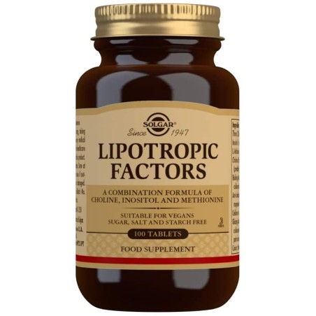 Solgar Lipotropic Factors (100 comp) | Farmacia Tuset