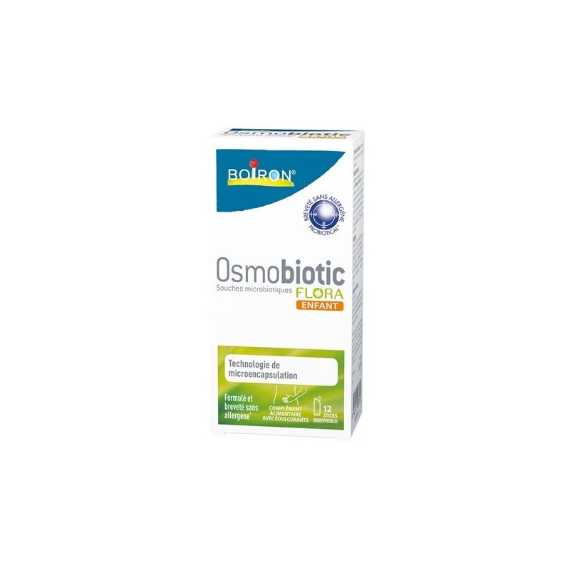 Boiron Osmobiotic Flora niño 12 sobres | Farmacia Tuset