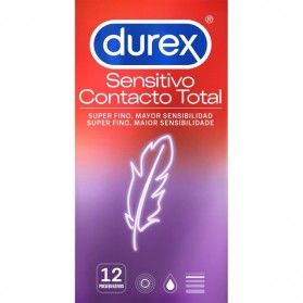 Durex Sensitivo Contacto Total (12 ud) | Farmacia Tuset