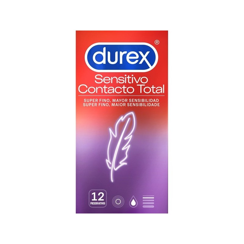 Durex Sensitivo Contacto Total (12 ud) | Farmacia Tuset