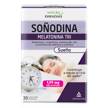 Angelini Soñodina Melatonina Tri (30 comp) | Farmacia Tuset