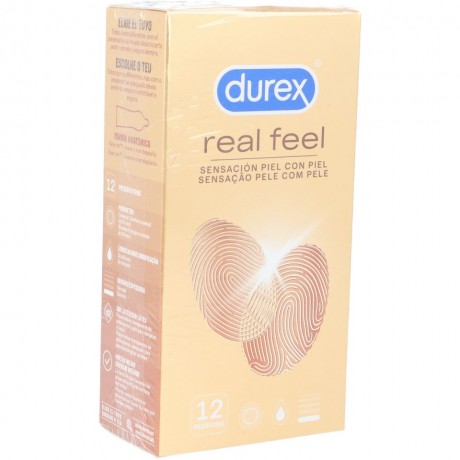 Durex Real Feel Sin Látex (12 ud) | Farmacia Tuset