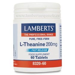 Lamberts L-Teanina 200mg (60 comp) | Farmacia Tuset