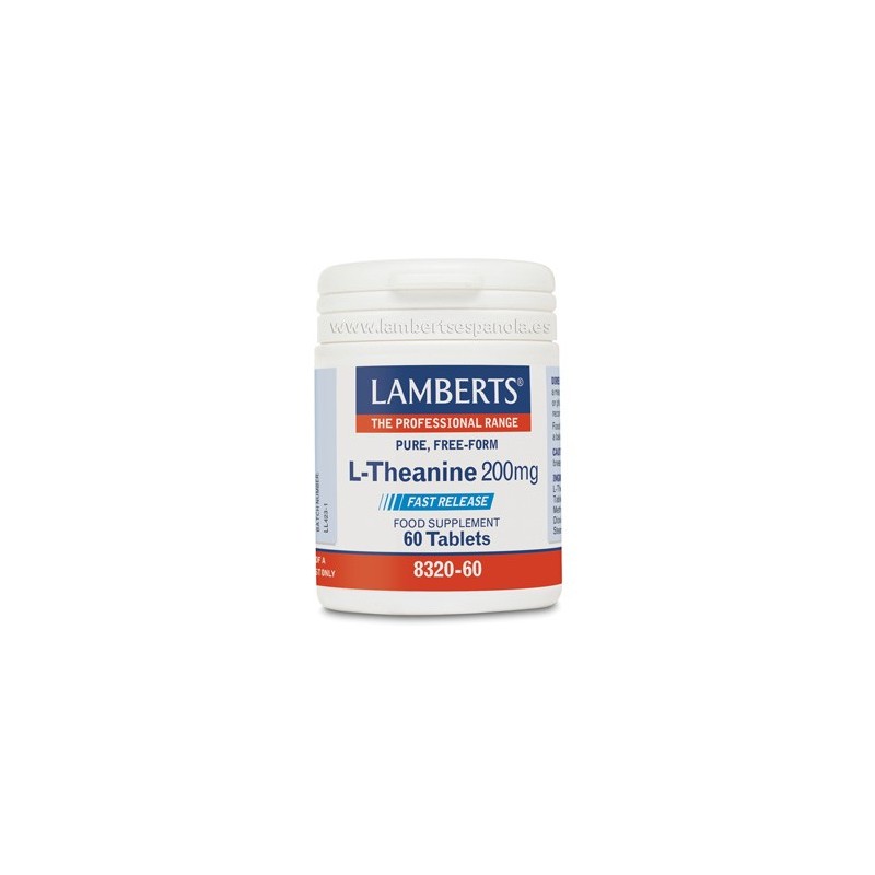 Lamberts L-Teanina 200mg (60 comp) | Farmacia Tuset