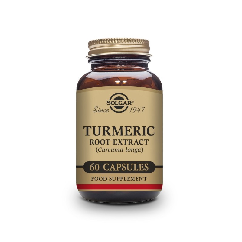 Solgar Turmeric (Curcuma) (60 caps) | Farmacia Tuset