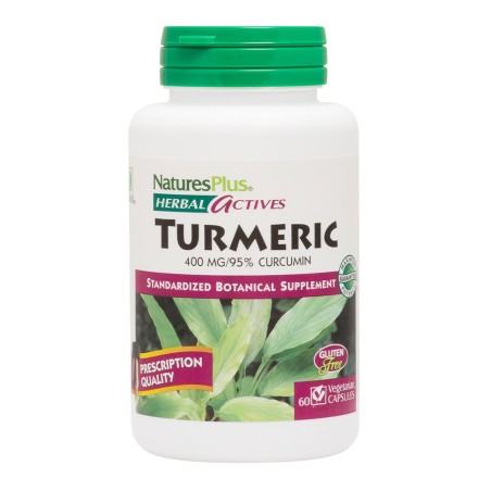 Natures Plus Turmeric (Curcuma) (60 caps) | Farmacia Tuset