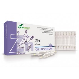 SORIA NATURAL GLUCOSOR ZINC 28 AMPOLLAS| Farmacia Tuset