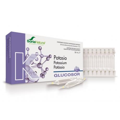 Soria Natural Glucosor Potasio 28 ampollas | Farmacia Tuset