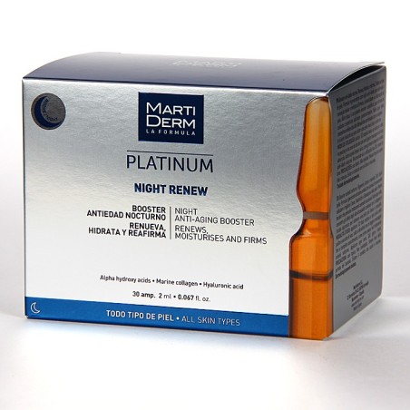 Martiderm Platinum Night Renew (30 amp) | Farmacia Tuset