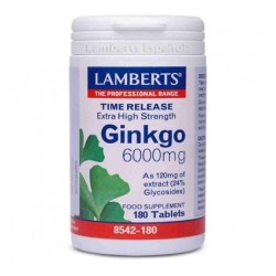 Lamberts Ginkgo Biloba 6000 (180 comp) | Farmacia Tuset