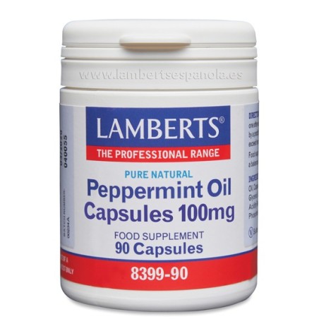 Lamberts Aceite de Menta 100mg (90 perlas) | Farmacia Tuset