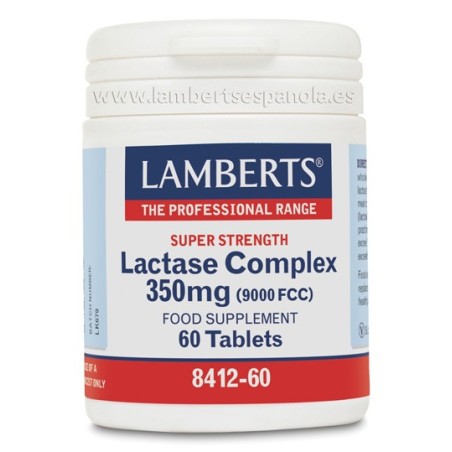 Lamberts Complejo de Lactasa 60 tabletas | Farmacia Tuset