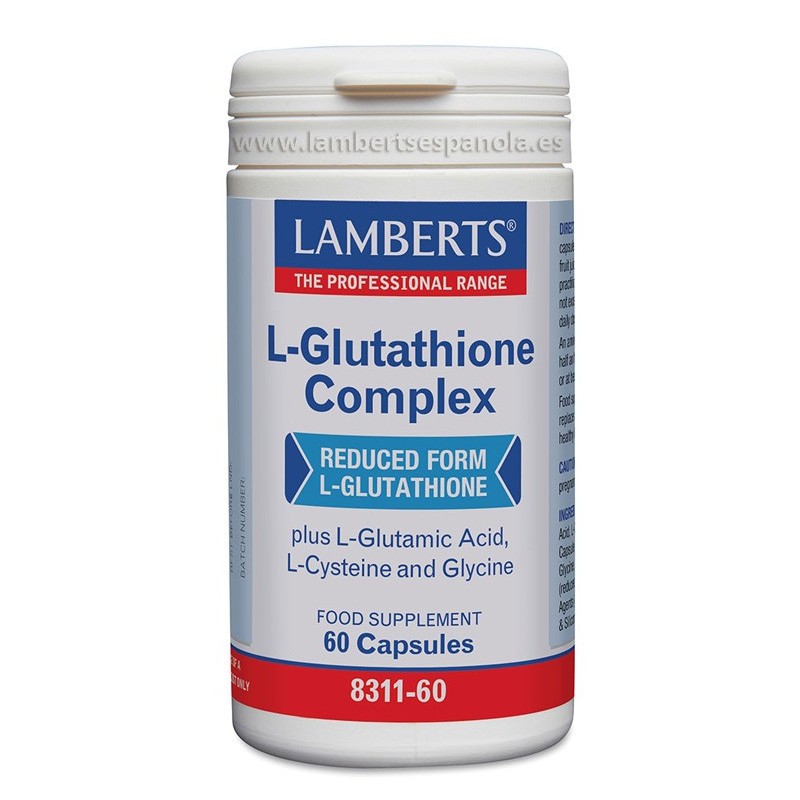 Lamberts L-Glutationa Complex 60 cápsulas| Farmacia Tuset