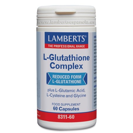 Lamberts L-Glutationa Complex 60 cápsulas| Farmacia Tuset