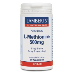 Lamberts L-Metionina 500mg 60 cápsulas | Farmacia Tuset