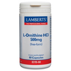 Lamberts L-Ornitina 500mg 60 cápsulas| Farmacia Tuset