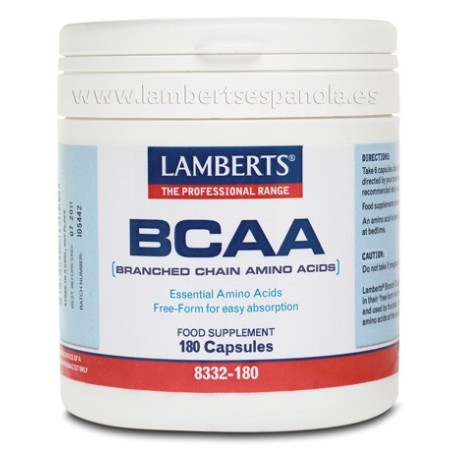 Lamberts BCAA 180 cápsulas| Farmacia Tuset