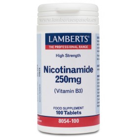 Lamberts Nicotinamida (Vitamina B3) 250mg 60 tabletas| Farmacia Tuset