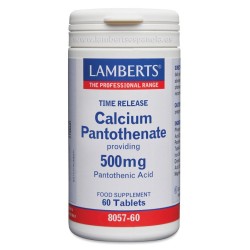 Lamberts Pantotenato de Calcio(vitamina B5)60 tabletas |Farmacia Tuset