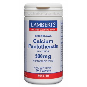Lamberts Pantotenato de Calcio(vitamina B5)60 tabletas |Farmacia Tuset