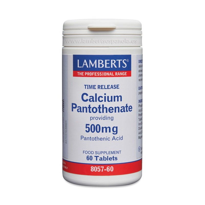 Lamberts Pantotenato de Calcio(vitamina B5)60 tabletas |Farmacia Tuset