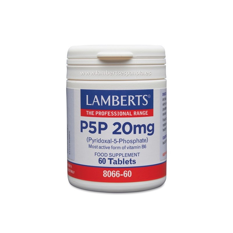 Lamberts P5P(Piridoxal 5 Fosfato) ó Vitamina B6 | Farmacia Tuset