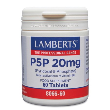 Lamberts P5P(Piridoxal 5 Fosfato) ó Vitamina B6 | Farmacia Tuset