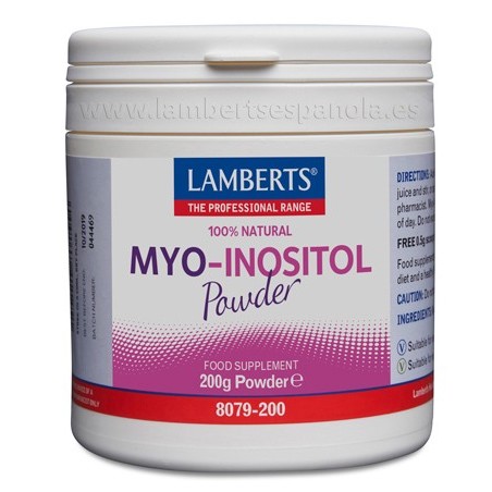 Lamberts Myo-Inositol polvo 200gramos| Farmacia Tuset