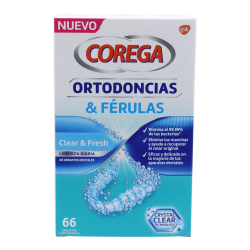 Corega Ortodoncias&férulas 66 comprimidos | Farmacia Tuset