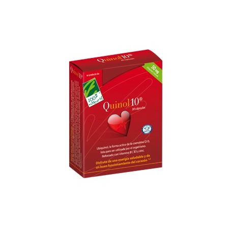 Quinol 10 50mg 30 cápsulas Cien por Cien Natural| Farmacia Tuset.