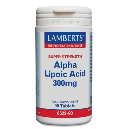 Lamberts Ácido Alfa-Lipoico 300mg 90 tabletas | Farmacia Tuset.