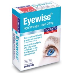 Lamberts Eyewise 20MG de luteína 60 tabletas | Farmacia Tuset