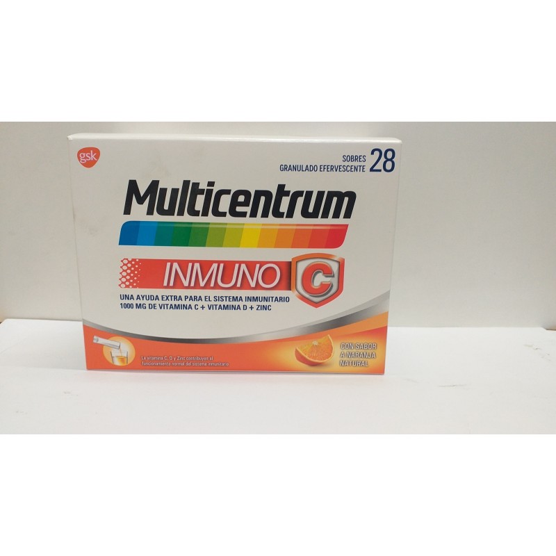 Multicentrum Inmuno -C 28 sobres | Farmacia Tuset