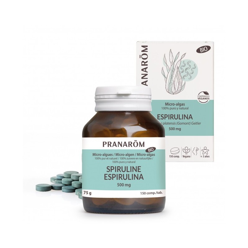 Pranarom Espiruline Bio 150 comprimidos| Farmacia Tuset