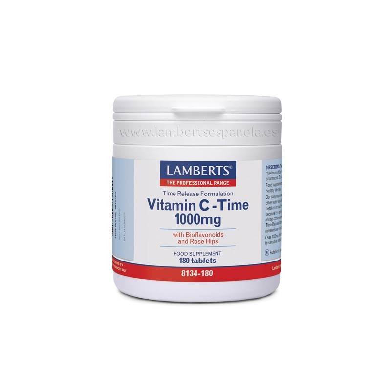 Lamberts Vitamin C-Time 1000mg 180 tabletas| Farmacia Tuset