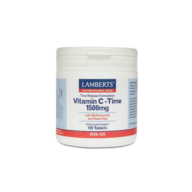 Lamberts Vitamin C-Time 1500mg 120 tabletas| Farmacia Tuset