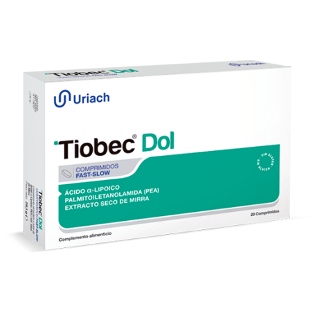 Tiobec Dol 20 comprimidos| Farmacia Tuset