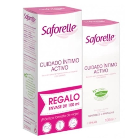 Saforelle Gel Cuidado Íntimo Activo Pack (250+100ml) | Farmacia Tuset