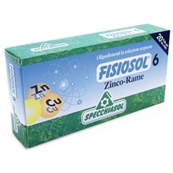 Specchiasol Fisiosol 6 Zinc-Cobre (20 amp) | Farmacia Tuset