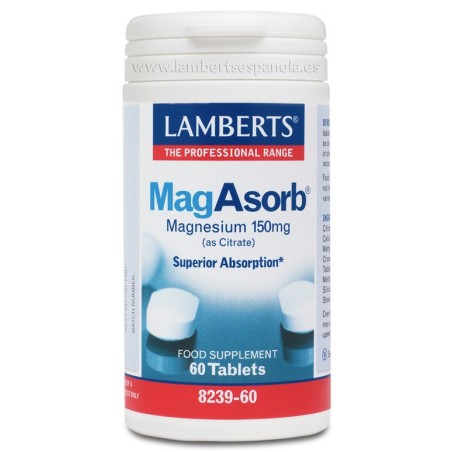 Lamberts Magasorb 150mg 60 tabletas| Farmacia Tuset